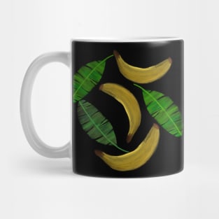 Bananas and leaves Mug